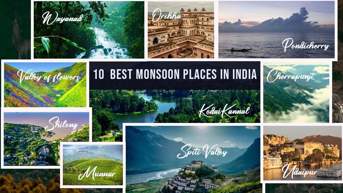 Monsoon Travel Places in India