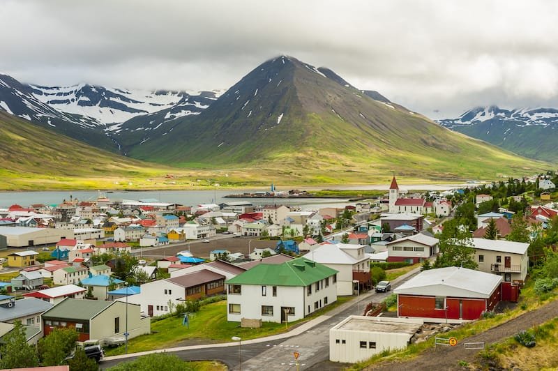 Small Remote Village in Iceland