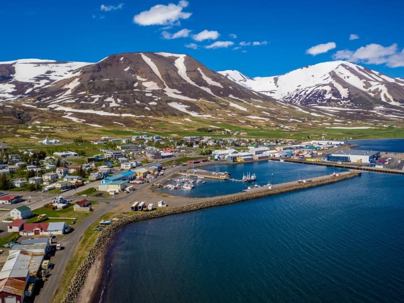 Small Remote Village in Iceland